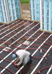 The Barrier Under Concrete Insulation.