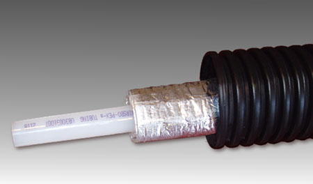 Time Saver Pipe is an insulated, flexible piping system for hydroninc heating and cooling.