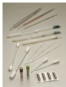 swabs and pipettes